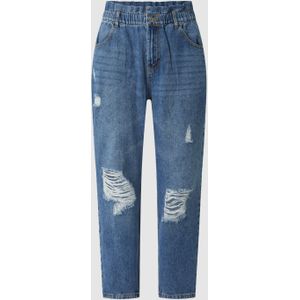 Loose fit jeans met viscose, model 'Lova'