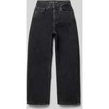 Wide leg jeans met 5-pocketmodel