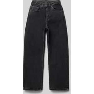 Wide leg jeans met 5-pocketmodel