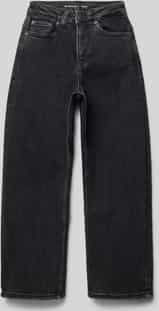 Wide leg jeans met 5-pocketmodel