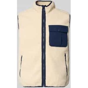 Levi's - JOONIE SHERPA VEST - Fleece Jack - Beige - Heren