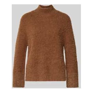 Gebreide pullover met opstaande kraag