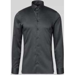 Super slim fit zakelijk overhemd met kentkraag