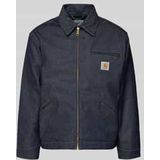 Jeansjack met borstzak en labeldetail