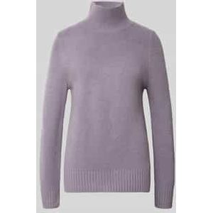 Gebreide pullover met opstaande kraag