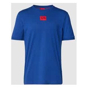 T-shirt met labelpatch, model 'Diragolino'