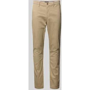 Slim fit chino van katoenmix, model 'BLEECKER'
