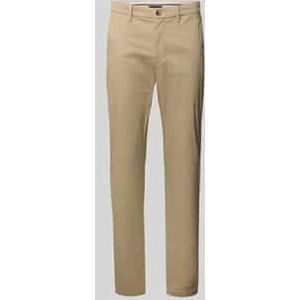 Slim fit chino van katoenmix, model 'BLEECKER'