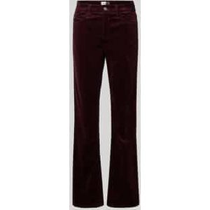 Flared corduroy broek met 5-pocketmodel, model 'PARIS'