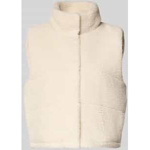 Regular fit gilet van teddybontlook, model 'SANDRA'