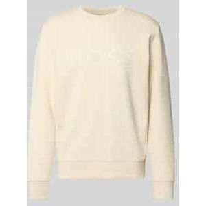 BOSS Green - SALBO - Sweatshirt - Regular Fit - Effen - Katoenmix