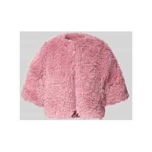 Bolero met extra brede schouders en 1/2-mouwen