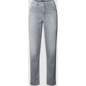 Jeans met labelpatch, model 'Kerry'
