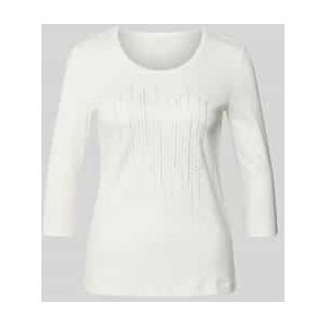 T-shirt met siersteentjes en 3/4-mouwen