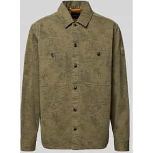 Regular fit overhemdjack van puur katoen, model 'LOCKY_2'