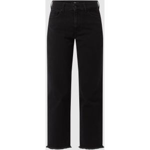 Modern straight fit jeans met stretch