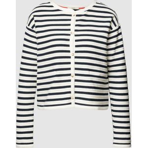 Cardigan met streepmotief