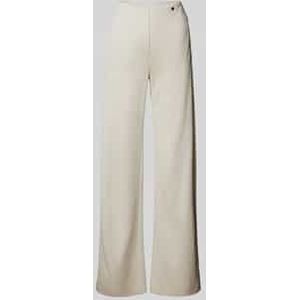 Stoffen broek met naadritszakken