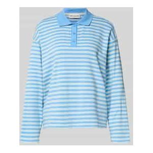 Regular fit poloshirt met korte knoopsluiting, model 'Moby'