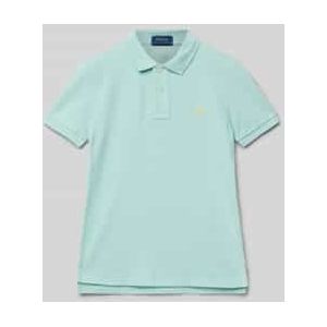 Regular fit poloshirt met logostitching