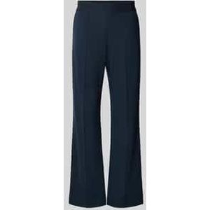 Broek van viscosemix met wijde pijpen