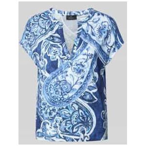 T-shirt met tuniekkraag