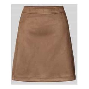 Minirok in leerlook, model 'Relvina cozy'