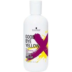 Schwarzkopf Goodbye Yellow Shampoo 300ml - Zilvershampoo vrouwen - Voor Alle haartypes