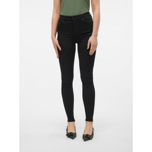 VERO MODA Mid Waist Shape-up Slim Fit Jeans VMSEVEN Black