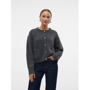 Vero Moda - Vmcontigo Ls o-Neck Cardigan Ga - Dames - Cardigans