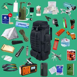 Noodpakket Deluxe (met 100L backpack)