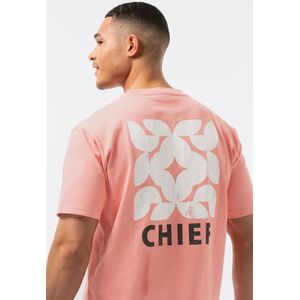 Chief heren T-shirt, Roze