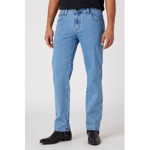 Wrangler Texas str heren Jeans,Blauw, Regular fit