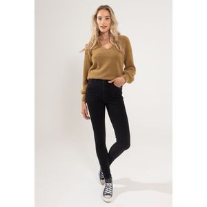 Yezz LILLY dames Jeans,Zwart, Skinny fit