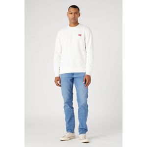 Wrangler River heren Jeans,Blauw, Tapered fit