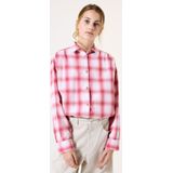 GARCIA - Effen Blouse - Roze - Lange Mouw
