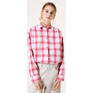 GARCIA - Effen Blouse - Roze - Lange Mouw