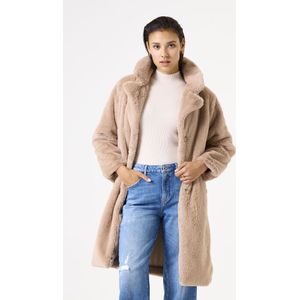 GARCIA - Fluffy Mantel - Bruin - Tussenjas