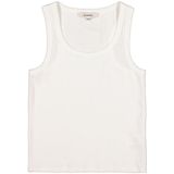 GARCIA - Top - Wit - Stretch Singlet - Ribstof - Slim Fit