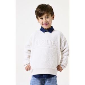 GARCIA - Sweater - Wit - 100% Gerecycled Polyester