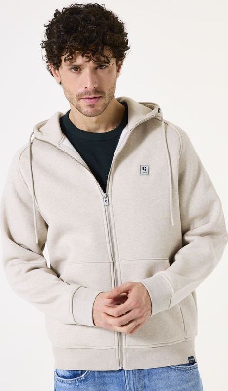 GARCIA - Vest - Bruin - Met Capuchon - Relaxed Fit