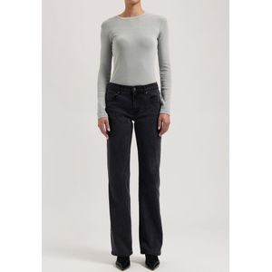 MUD Jeans CARRY dames Jeans,Zwart, Straight fit