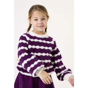 GARCIA - Effen Trui - Paars - Lange Mouw