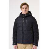 GARCIA - Softshell Pufferjas - Zwart - Heren - Met Capuchon