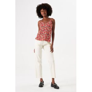 GARCIA O40110 dames Broek,Wit, Slim fit