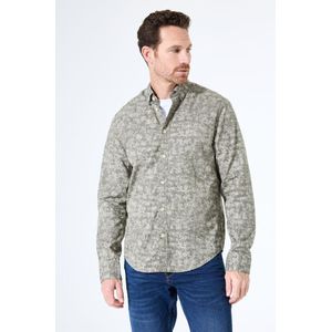 Pilot - Overhemd - Groen - Regular Fit - 100% Katoen