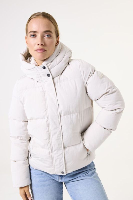GARCIA - Gewatteerde Puffer - Wit - Dames Jas