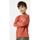 GARCIA - Print T-shirt - Oranje - Lange Mouw