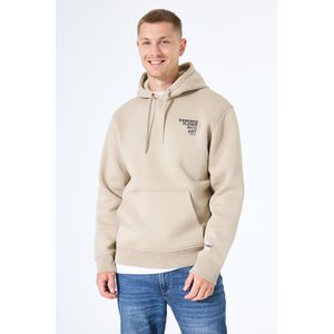 Chief - Heren Sweater - Bruin - Comfortabele Hoodie met Rugprint