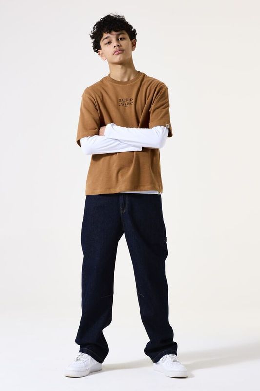 GARCIA - I53732 - Baggy Jeans - Blauw - Baggy Fit